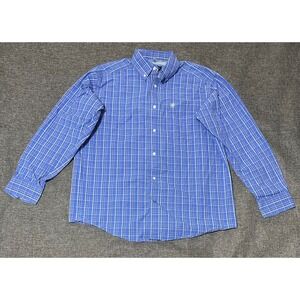 Ariat Pro Series Men's L Plaid Long Sleeve Shirt